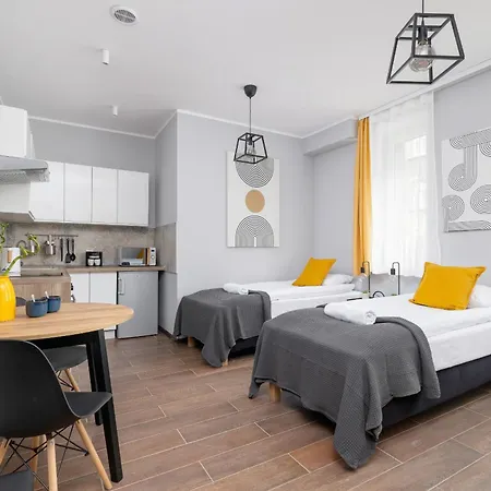 Stylowe Apartamenty Typu Studio Na Parterze W Centrum Katowic Blisko Rynku By Noclegi Renters Katowice Exterior photo