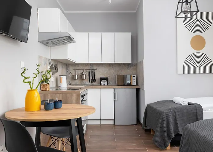 Stylowe Apartamenty Typu Studio Na Parterze W Centrum Katowic Blisko Rynku By Noclegi Renters