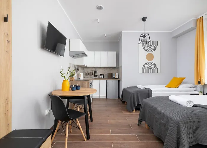 Stylowe Apartamenty Typu Studio Na Parterze W Centrum Katowic Blisko Rynku By Noclegi Renters